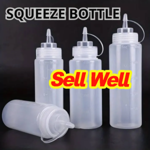 【Sell Well】Seasoning Bottle Plastic Salad Dressing Squeeze Bottle Pointed Nozzle Small Oil Bottle Kitchen Supplies Squeeze Bottle With Cap Sauce Dispenser Bbq Sauce Vinegar Oil Bottle Ketchup Squeezer COD