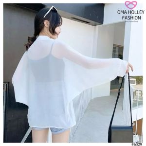 Toply Shop BISA COD New Outer Basic Batwing Oversize salsha/ cardigan wanita oversize / outer fashion wanita / outer ruffle muslim