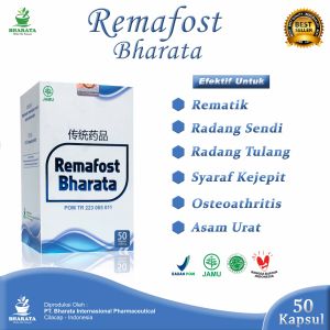 Obat Saraf kejepit Remafost Bharata | Obat Rematik Asam Urat Ampuh BPOM & HALAL