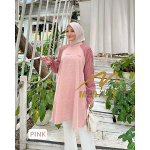 Baju kemeja atasan wanita muslim Maxci Tunic