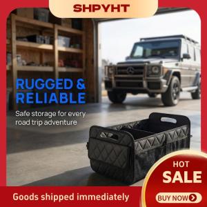 SHPYHT✨ SUV Trunk Organizer for Car Multipurpose 6 Pocket Storage Organizer Solution for Road Trips and Daily Use