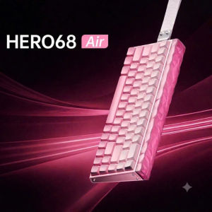 AULA HERO 68 AIR Layout 65% 3 MODELED RGB Hall Effect Magnetic Switches Polling Rate 8000Hz Rapid Trigger Hotswap