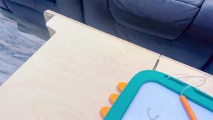 LZD Kids Step Stool Kitchen Stool for Toddlers Learning Wooden Tower with Chalkboard Foldable Toddler Table and Chair Set 3 in 1 Standing Tower with Message Boards for 18M