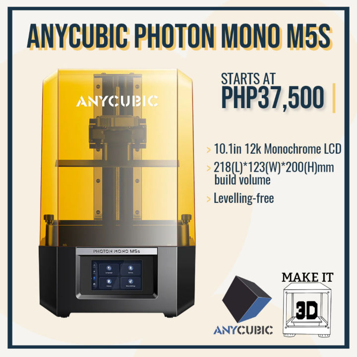 ANYCUBIC Photon Mono M5S - 12k Leveling-free Resin MSLA 3D Printer ...