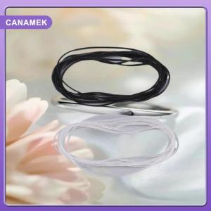 【CANAMEK】 10pcs Half-frame Lens Explosion-proof Silicone Coil Rubber Ring Cushion Wire Anti-pressure Silica Gel Collar Glasses Accessory