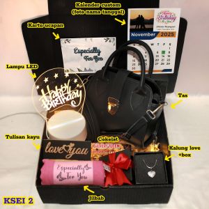 Kado Hadiah Cewek Aesthetic Romantis & Bermanfaat - Gift Set Box & Hampers Eksklusif untuk Momen Spesial Ulang Tahun Anniversary Wisuda - Hadiah Mewah Murah dan Berkesan untuk Orang Tersayang