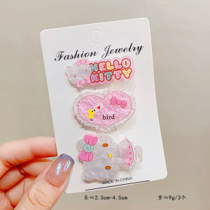 Jedai Sanrio Kuromi Jepitan Rambut Jepit Rambut Perempuan set isi 3 pcs