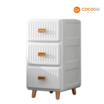COCOGU ตู้เก็บของสไตล์โมเดิร์น ลิ้นชัก 3-5 ชั้น จัดระเบียบอเนกประสงค์ ประหยัดพื้นที่