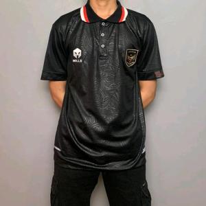 Jersey Timnas Indonesia 2023 Lengan Pendek Pria Wanita Uniseks Emboss Brazil Premium logo timbul