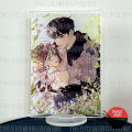 Mô hình Standee CHIẾN LƯỢC TÌNH YÊU TRONG SÁNG manhwa chibi tượng acrylic mica trong trang trí độc đáo. 