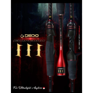 Joran Daido Emperor III Pro Series UL 662/702 JS FUJI (Spinning dan Baitcasting)
