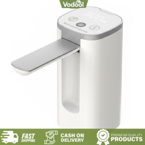 [VSC] Electric Drinking Water Pump Digital Display USB Charging Water Bottle Pump Automatic Water Dispenser Pump for Home Kitchen Living Room