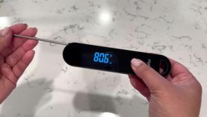 Meat0.5s Instant Read TemperatureDigital Food Temperature with VA DisplayIP67 Waterproof for CookingBBQGrillSmokerTurkeyCandyOutdoor&Kitchen Essentials