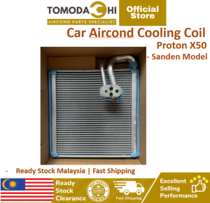 TOMODACHI Car Aircond Parts Cooling Coil Proton X50 Sanden Model | Coil Aircon Kereta | Ready Stock Malaysia Heavy Duty.IIII