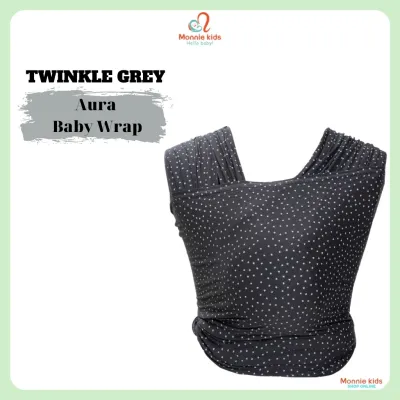 Địu vải Ergobaby Aura Baby Wrap cho bé 0m+ đai địu trợ lực em bé sơ sinh - Monnie Kids
