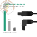 Kabel Sata 3 SSD HDD CDROM 6 Gbps L Shape Original Bawaan Motherboard. 