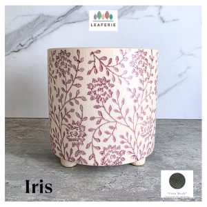 The Leaferie Iris flowerpots . flowerpot . flower pots . plants pot . plant . planters . planter