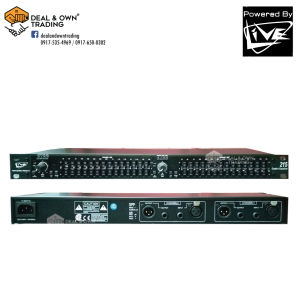 Live 215 Dual Channel 15 Band Graphic Equalizer/Limiter (Black)