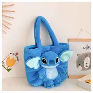 Túi Tote Học Sinh Đính Gấu Cỡ Lớn Vải Nhung Lông Mềm Mịn Phong Cách Hàn Quốc Dễ Thương