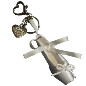 Sturdy Alloy and Farbic Materials Dance Shoe Key Holder Accessory Portable for Student and Instructors Stylish Outfits