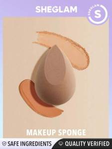 SHEGLAM Ultimate Universal Beauty Sponge Full Face Makeup Blender for Liquid Cream & Powder