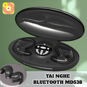 Tai Nghe Bluetooth MD538 - Thiết Kế Nhỏ Gọn Chống Nước Nhẹ Và Hạn Chế Tiếng Ồn Âm Thanh Vòm 360 Kết Nối Nhanh Với Các Thiết Bị