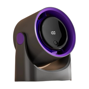 Wall Mountable Cooling Air Circulation Fan Featuring Temperature Monitor ABS Housing Suitable for Home and Office Use