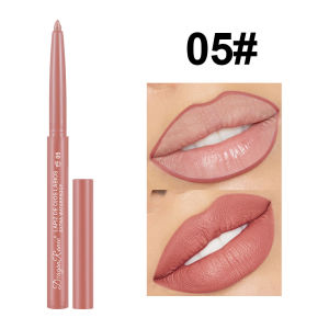 Dragon Ranee Matte Lip Liner Pencil 0.35g Waterproof & Long-Lasting Rose Bean Paste for Night Out & Christmas