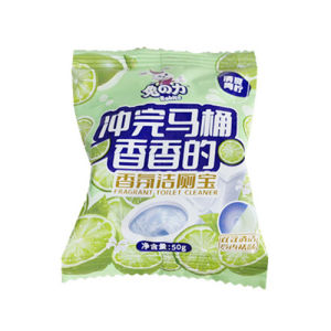 Toilet Bowl Auto Cleaner Blue Tablet Block Flush Cleaner Bubble Wash Bathroom Clean Fragrance