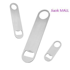 Jiaok MALL Mini Durable Beer Bottle Opener Stainless Steel Flat Speed Bottle Cap Opener
