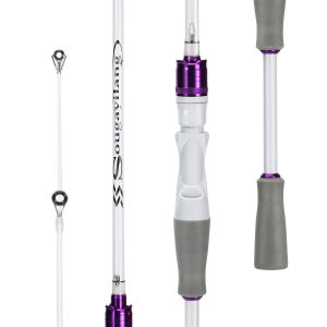 Sougayilang【พร้อมส่งในไทย】คันเบ็ดปั่น/หล่อ 2 ส่วน1.8M/6FT น้ำเค็มหรือน้ำจืดวัสดุคาร์บอนไฟเบอร์คันเบ็ดราคาถูก 5-10lbคันตีเหยือปลอมรอกหยดน้ำพร้อมคัน