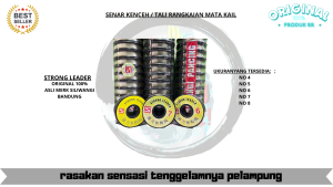 Tali Benang Senar siliwangi strong leader Asli Original 100 % untuk membuat rangkaian mata kail