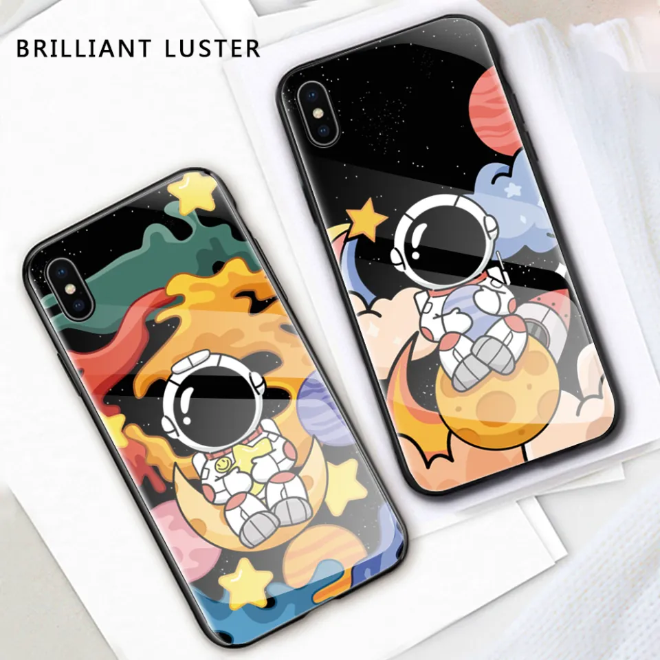 Hontinga Casing Case For Vivo Y11 2019 Case Cartoon Cute NASA