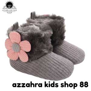 Sepatu Bayi Boots Baby Shoes Pewalker SUNNY Umur 1 Sampai 12 Bulan Bisa COD Bayar Di Tempat -Sepatu Anak Cewe - Sepatu Bayi Lucu- Sepatu Bayi Kekinian -Sepatu Bayi Keren dan Elegan - sepatu Bayi Bulu Bunga