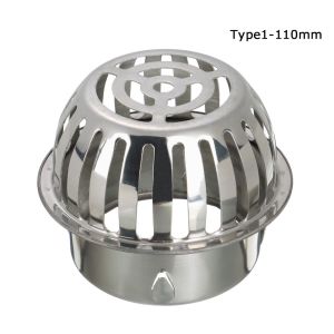 MIRELAE Durable Round Anti-blocking Drainage Plumbing Fitting Balcony Drainage Cover Rain Pipe Cap Roof Floor Drain