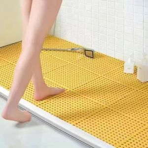 Bathroom Anti-Slip Kitchen Toilet Anti-Slip Mat Mat Household Toilet Shower Room Floor Waterproof Tiles 30 cm 30cm TPE Mat
