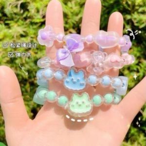 Vòng Tay Chống Muỗi Tinh Dầu Thiên Nhiên Thiết Kế Pastel Dễ Thương An Toàn Cho Bé Phụ Kiện Mùa Hè