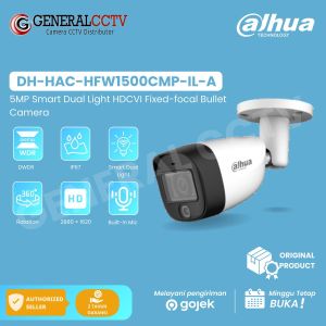 HFW1500CMP-IL-A DAHUA 5MP AUDIO SMART DUAL LIGHT FULL COLOR
