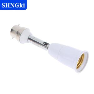 [COD] 🔥🔥🔥SHNGki 1PC B22 để E27 Extender vít E26 bóng đèn chủ Adapter 90 drgee xoay uốn cong ánh sáng ổ cắm chủ chuyển đổi