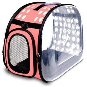 Pet Carrier Foldable Pet Dog Cat Carrier Bag Travel Bag Transparent Clear Dog Cat Rabbit Outdoor Bag cat carrier cat cage cat bag travel bag