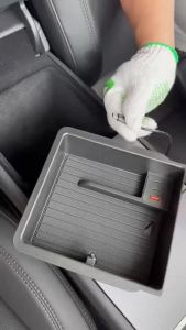 TESLA 2025/2026 Model Y / YL and Model 3 TPE Center Armrest Storage with USB Docking Station
