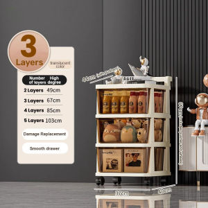 Multi-layer desk storage cabinet with wheels home office file cabinet narrow drawer storage cabinet movable cart shelf space saving wardrobe home furniture