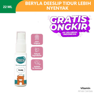 Beryla Baby Deeslip Smoothing Minyak Balur Bayi Untuk Bantu Tidur Lebih Nyenyak