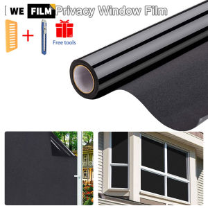 Miếng Dán Cửa Sổ Màu Đen Không Thấm Nước Miếng Dán Màu Cửa Sổ Bảo Vệ Kín Đáo Mờ Đục Kín Đáo Dành Cho Gia Đình Hoặc Văn Phòng (30405060708090100152Cm)