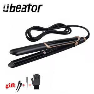 Professional Hair Straightener Curler Hair Flat Iron Negative Ion Infrared Hair Straighting Curling Iron Corrugation LED Display