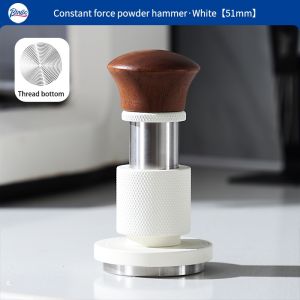 BINCOO Coffee Tamper Constant Force Powder Press Hammer 30 lb Impact Powder Italian Coffee Machine Utensils 51MM/58MM