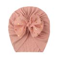 Soft Newborn Baby Girls Hats Dot Prints Bowkont Baby Hat Infant Turban Elastic Floral Caps. 