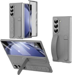 LuxFold Case For Samsung Galaxy Z Fold 7 6 5 4 Oppo Find N5 Fold 5G Invisible Kick Stand Wristband Slot Matte Hard Casing Lens Protection HD Tempered Glass Hinge Cover Full Protective Viral Mewah Premium ZFold6 ZFold5 ZFold4 Fold6 Fold5 Fold4