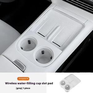 kkmf Fit For Xpeng G6 Wireless Charging Silicone Pad Central Control Water Cup Pad Xiaopeng Interior 3T7R1