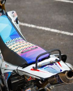 Cover Sarung Kulit Jok PRISMACATUR SERIES KLX DTracker CRF 150 WR 155